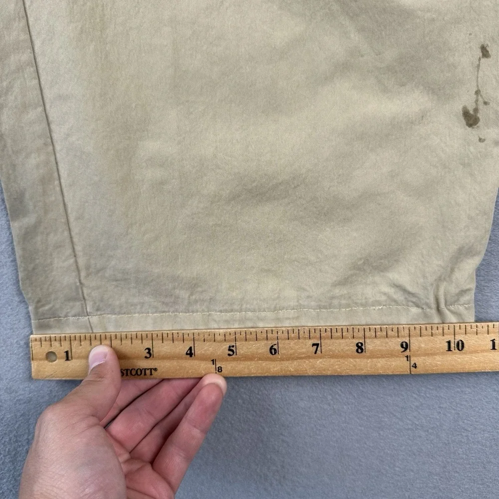 Y2K Aeropostale Baggy Cargo Pants Men's Large Beige Convertible Zip Off Wide Leg - Picture 13 of 16
